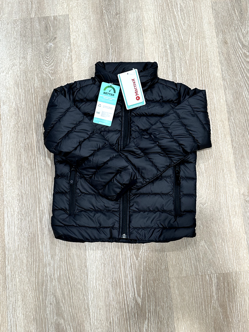 Marmot Kids' Highlander Jacket, Black, Size Small 6-8, NWT